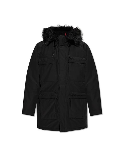 Winter Jackets di DIESEL in Black da Uomo