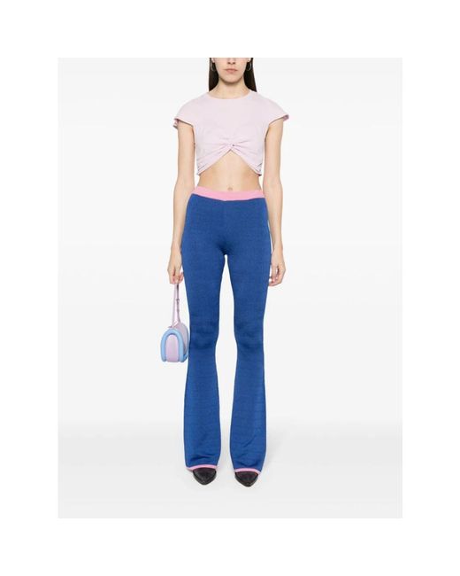 Bally Blue Wide Trousers