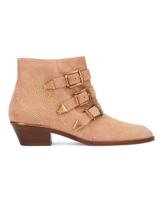 Chloé Brown Cowboy Boots