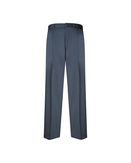 Costumein Blue Straight Trousers for men