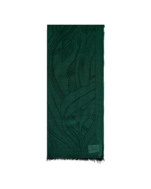 Alberta Ferretti Green Winter Scarves