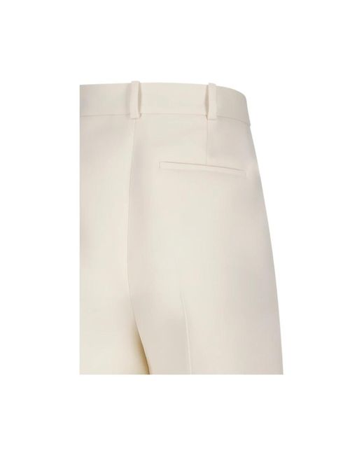Dior White Wide Trousers