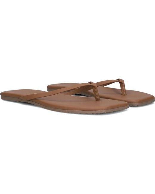 TKEES Brown Square Toe