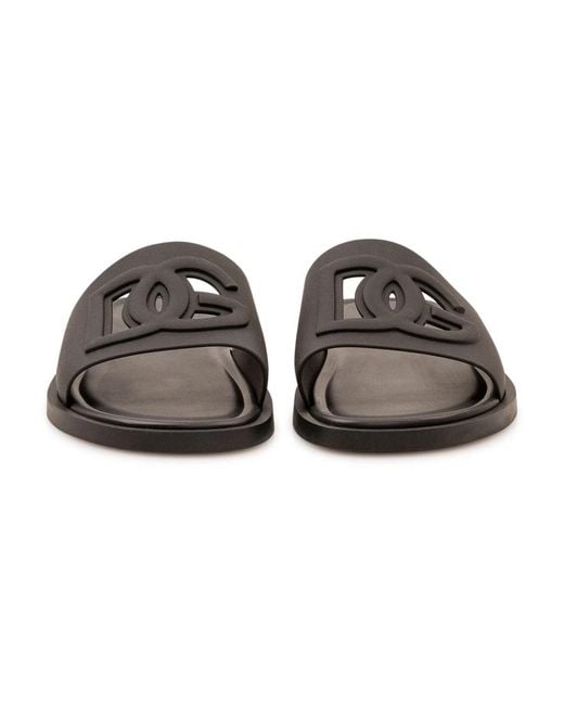 Dolce & Gabbana Brown Sliders for men