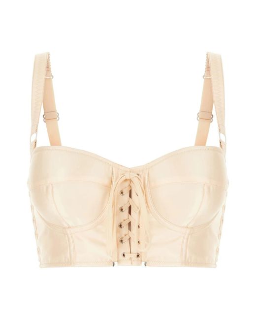 Dolce & Gabbana Natural Sleeveless Tops