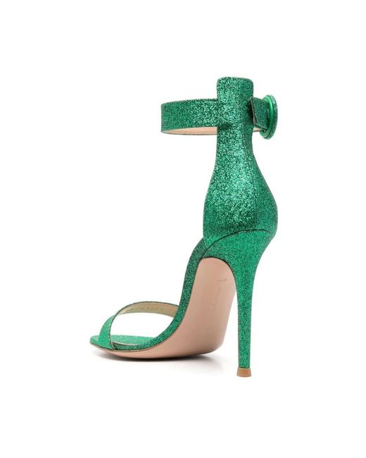Gianvito Rossi Green High Heel Sandals