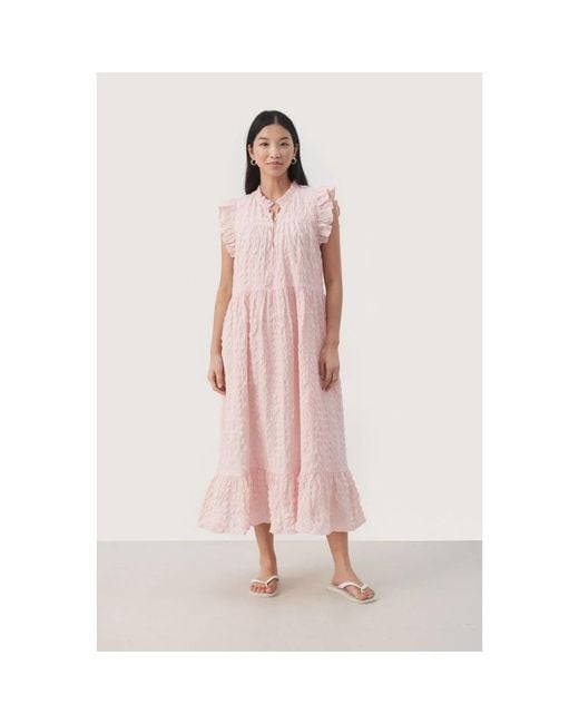 Part Two Pink Midi Dresses