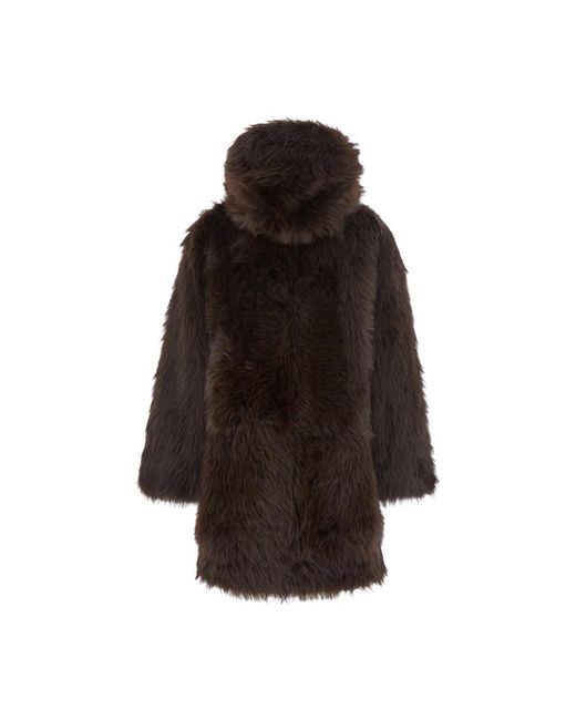 Single-Breasted Coats Urbancode de color Brown