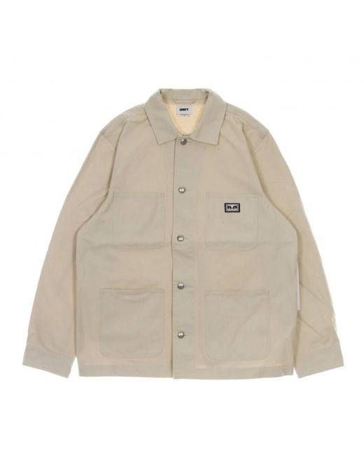 Obey Natural Light Jackets for men