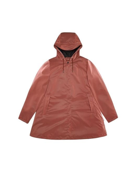 Rains Red Rain Jackets