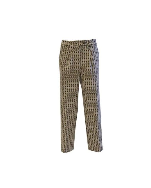 SKILLS & GENES Gray Straight Trousers