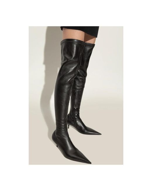 Balenciaga Black Over-The-Knee Boots