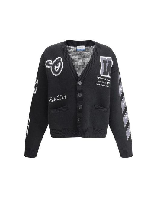 Cardigans Off-White c/o Virgil Abloh de hombre de color Black