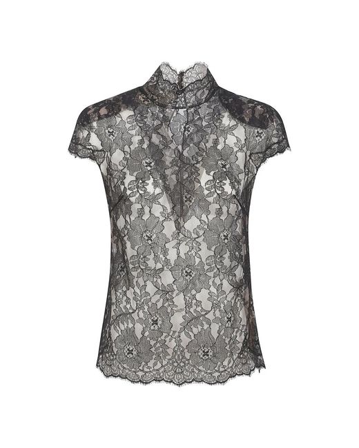 Valentino Garavani Gray Blouses