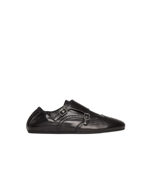Scarosso Johnny Double Monk Strap in Black für Herren