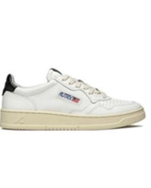 Zapatillas Blancas Elegantes, Mujer, Talla Autry de color White