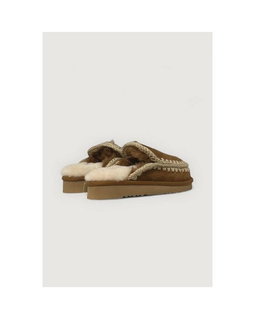 Slippers Mou en coloris Brown