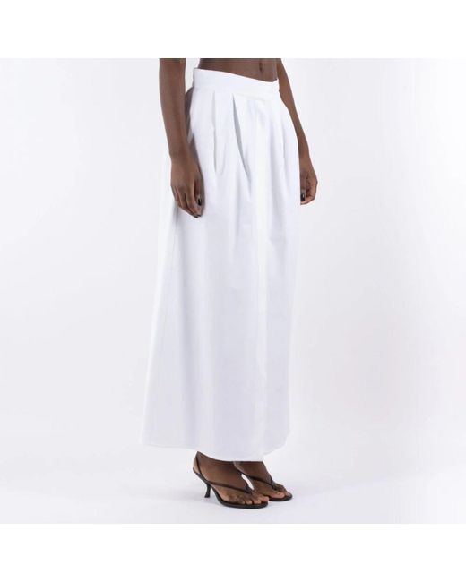 Maxi Skirts Max Mara de color White