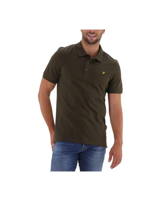 Lyle & Scott Black Polo Shirts for men