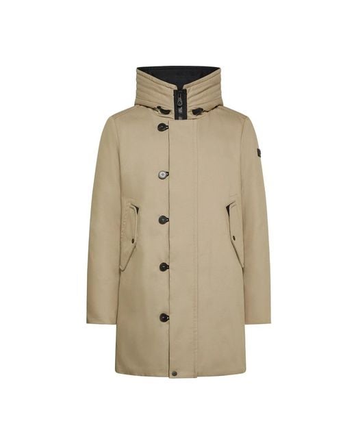 Peuterey Parka Jas Met Natuurlijke Veren Vulling in het Natural voor heren