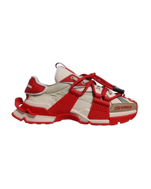 Dolce & Gabbana Red Sneakers for men