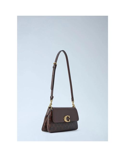COACH Brown Shoulder Bags