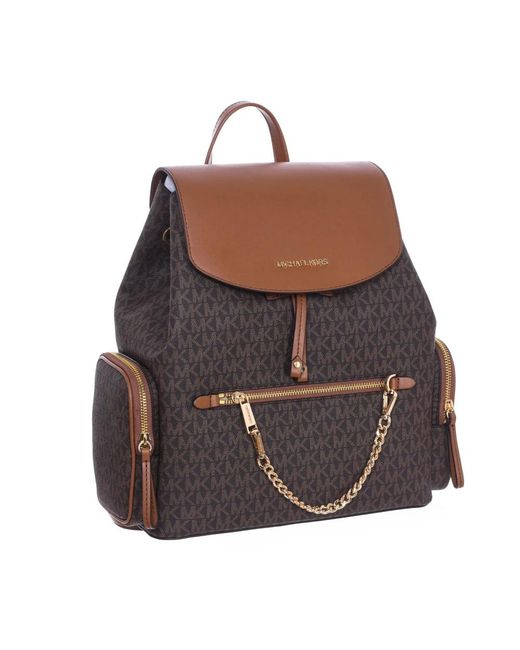 Michael Kors Brown Backpacks