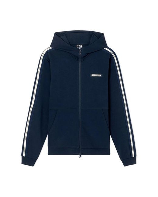 Zip-Throughs EA7 pour homme en coloris Blue