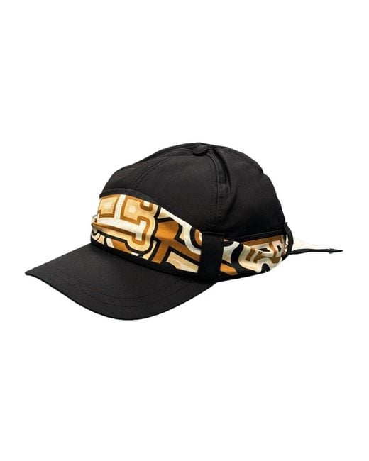 Herno Black Baseball Cap