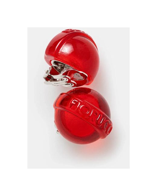 Earrings Fiorucci en coloris Red