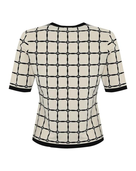 Elisabetta Franchi Black T-Shirts