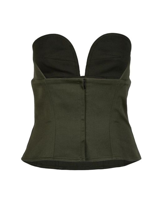 Max Mara Green Sleeveless Tops