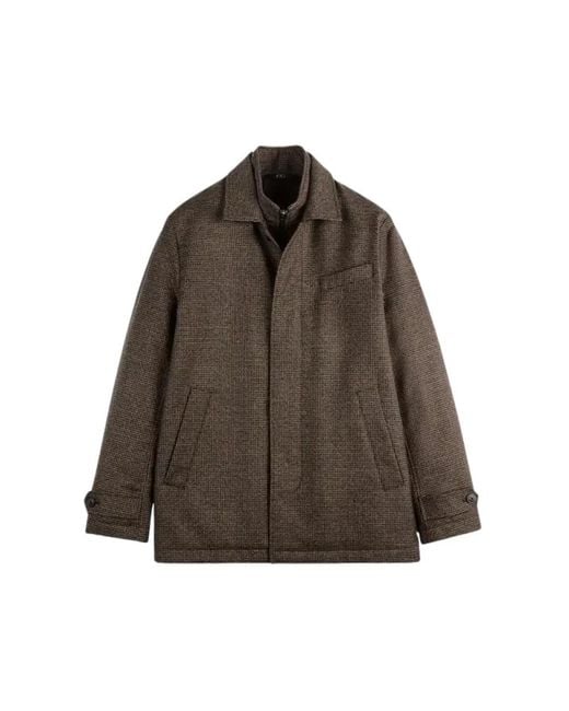Fay Brown Light Jackets for men