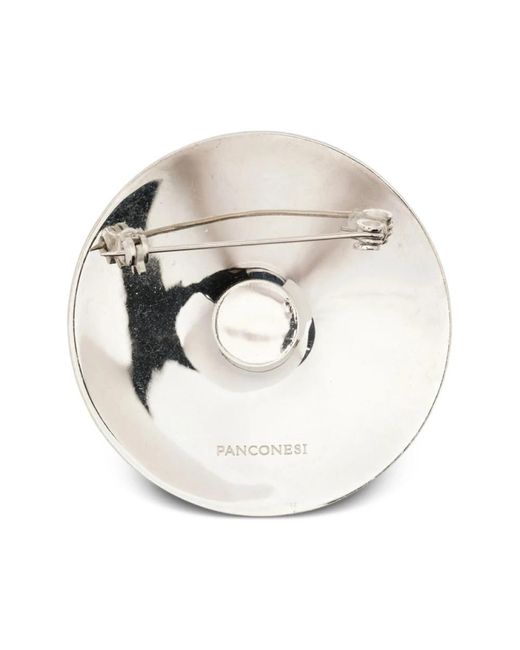 Panconesi Metallic Brooches
