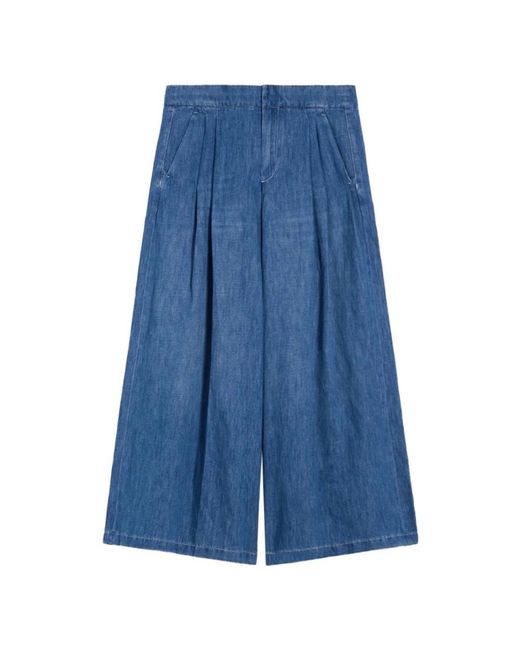 Max Mara Blue Wide Jeans