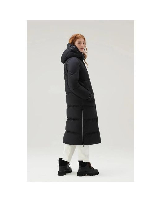 Woolrich Black Down Coats