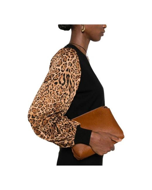 Twinset Black Leopardenmuster Cardigan Pullover
