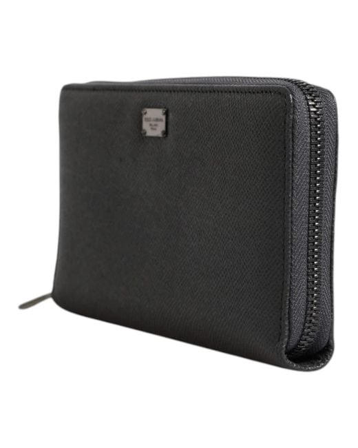 Dolce & Gabbana Black Continental Geldbörse