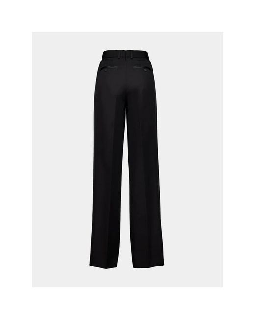 Dolce & Gabbana Black Wide Trousers