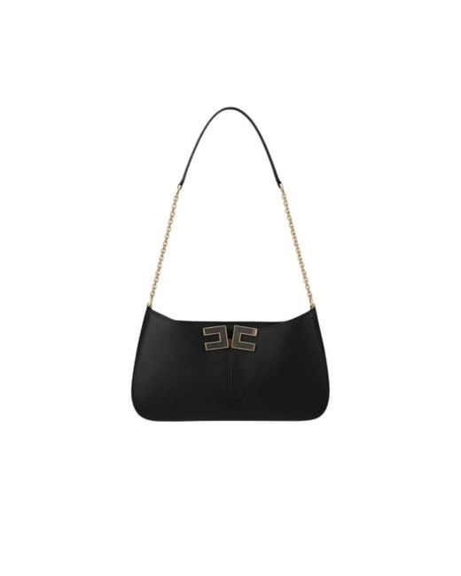 Elisabetta Franchi Black Shoulder Bags