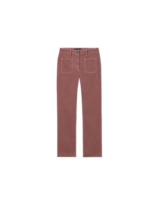 Luisa Cerano Red Straight Trousers