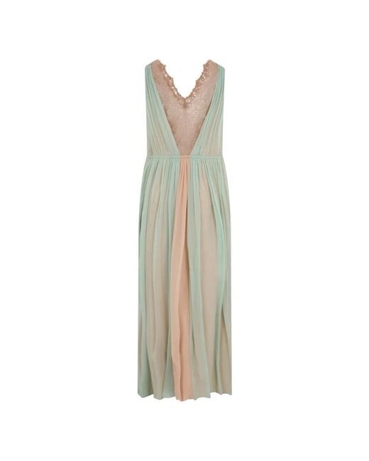 Alberta Ferretti Green Maxi Dresses