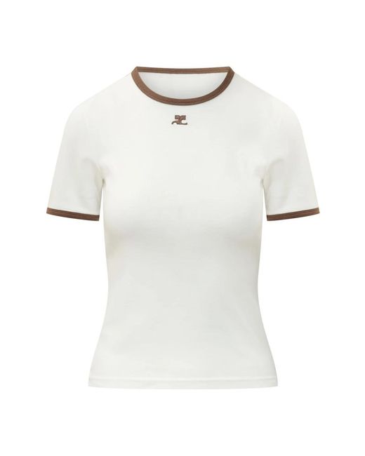 Courreges White T-Shirts