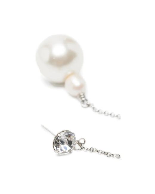 Forte_forte White Earrings