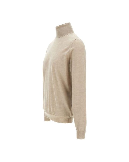FILIPPO DE LAURENTIIS Natural Turtlenecks for men