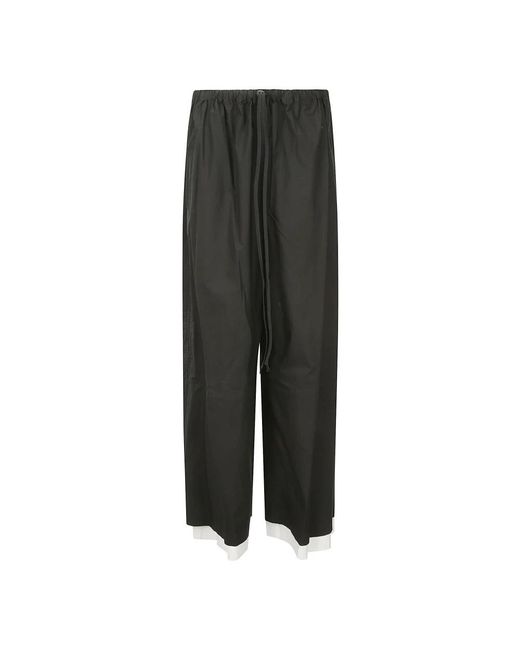 Yohji Yamamoto Gray Wide Trousers for men