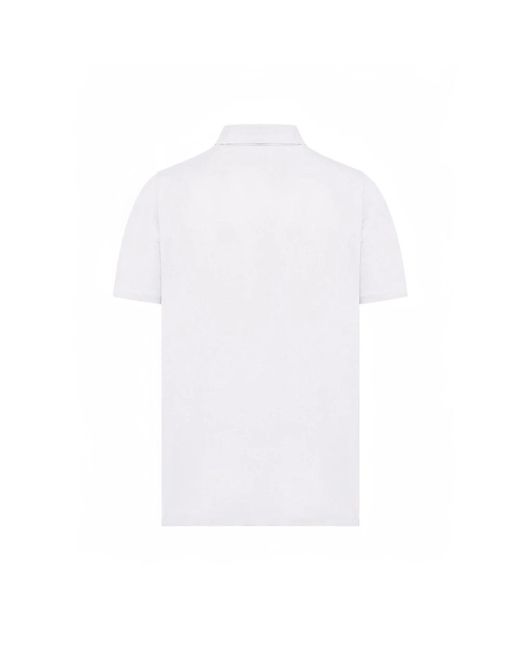 DUNO Tops ,Wit ,Polyester Technische Polyester Polo Shirt in het White voor heren