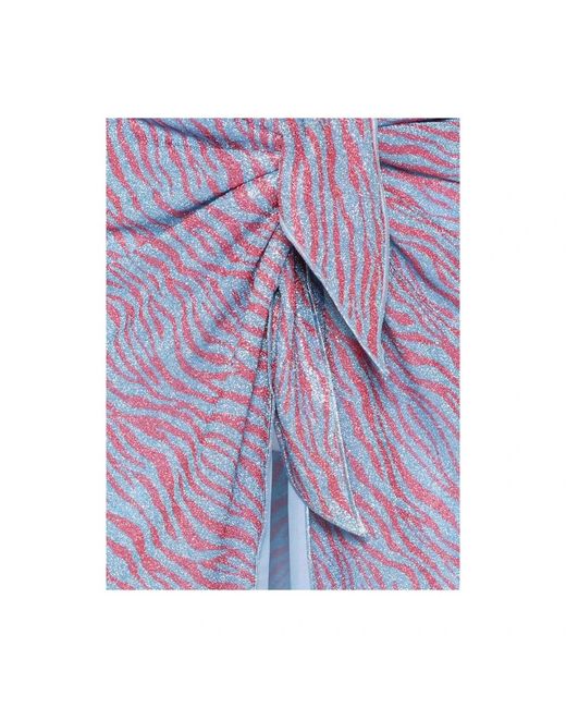 Oseree Purple Maxi Skirts
