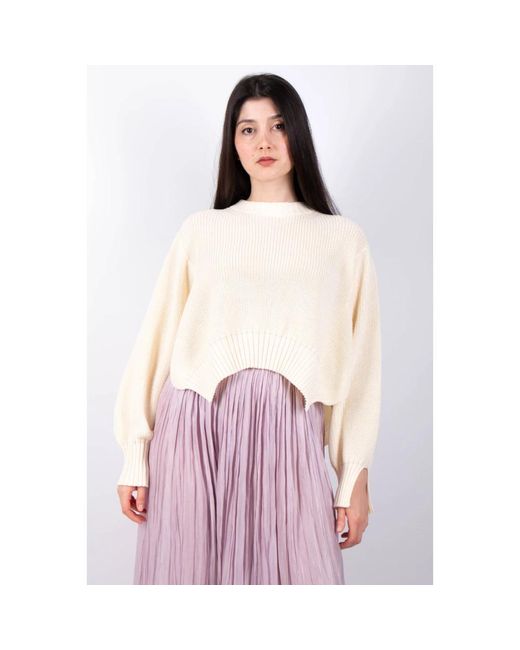 Roberto Collina Pink Round-Neck Knitwear