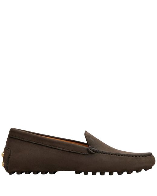 Tod's Brown Moccasins Suede